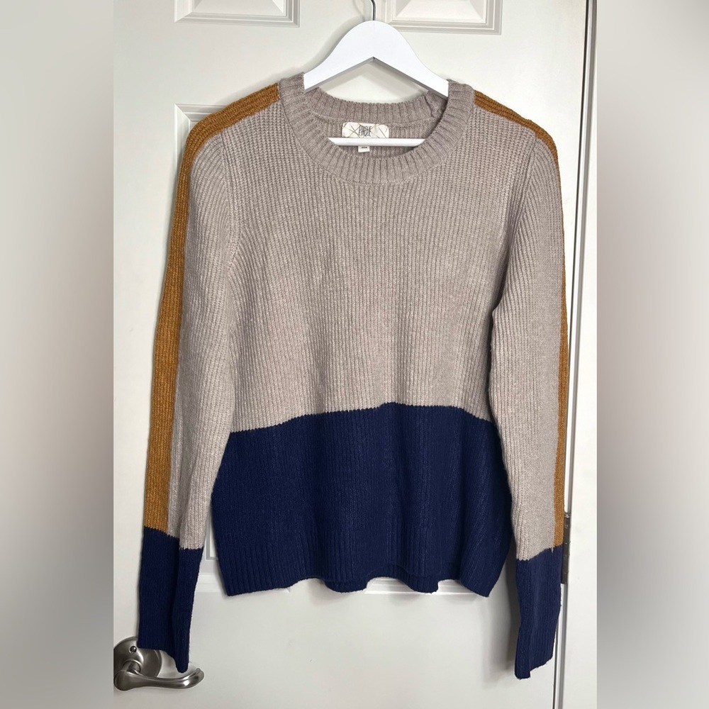 Pinque Color Block Sweater NWOT